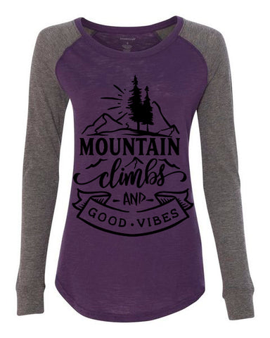 Image of Mountain climbs and good vibes patch shirt