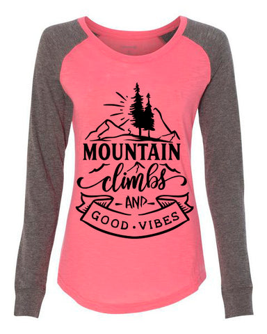 Image of Mountain climbs and good vibes patch shirt