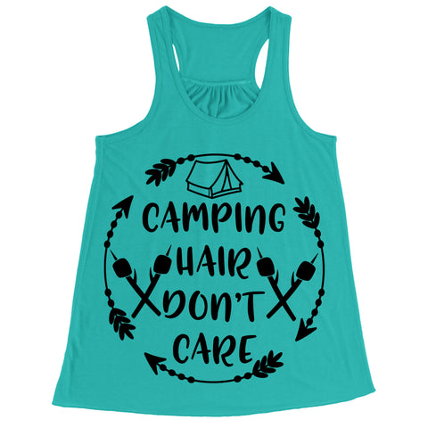 Image of Camphair don't care flowy racerback