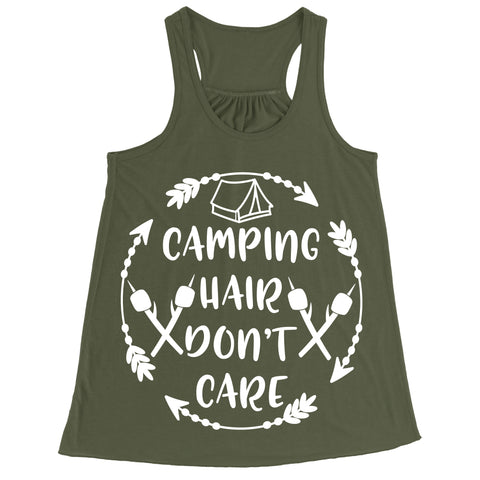 Image of Camphair don't care flowy racerback