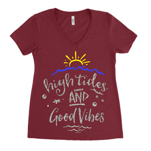 Cammie jeans High Tides and good vibes shirt